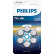 Philips Minicells ZA675B6A/00 baterija za kućanstvo Baterija za jednokratnu upotrebu Cink-zrak
