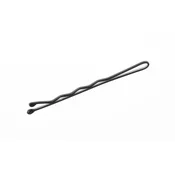 Waved balled black hair grip - 60 mm 100 ks