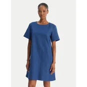 Weekend Max Mara Vsakodnevna obleka Daloa 2615221112 Modra Relaxed Fit