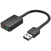 External sound card USB 2.0 Vention CDYB0 2-port 0.15m