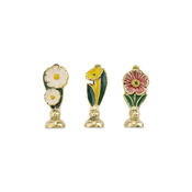 Držala za voščilnice Doing Goods Posy Card 6 x 2,7 x 2 cm 3-pack