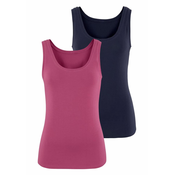 VIVANCE Top, modra, roza