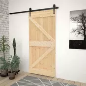 Vrata od masivne borovine 80 x 210 cm