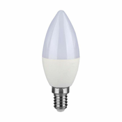 V-TAC LED žarnica E14, C37, 2.9W, 250lm, 180° Farba svetla: Topla bela