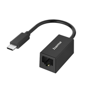 HAMA mrežni adapter, USB-C utikac - LAN/termomrežna uticnica, gigabitni ethernet