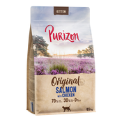 Purizon Kitten losos s piščancem - brez žit - Varčno pakiranje: 2 x 6,5 kg
