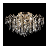 LED kristalni plafonski luster 6xE27/60W/230V + 6xLED/3W