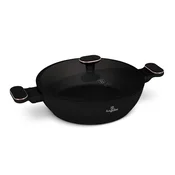 Berlingerhaus Globoka ponev s titanovim premazom in pokrovom, 28 cm, iz kolekcije Black Rose
