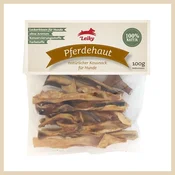 shumee Konjska koža za pse 100 g | naravna žvečljiva hrana, očiščena brez kemikalij | Leiky