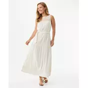 Mexx Ženska haljina MF006301961W, Maxi, Prljavo bela