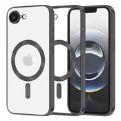 Ovitek Techsuit Luxury Crystal MagSafe za iPhone 16e/17e - črn