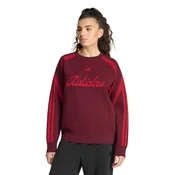 ADIDAS SPORTSWEAR Športen pulover kostanj rjava/rdeča