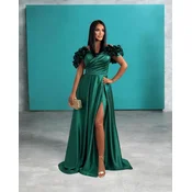 Squareonline Ženska haljina Emerald Bloom, Zelena