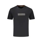 Napapijri Majica S-Box Logo NP0A4IFL Črna Regular Fit