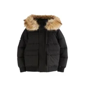 Superdry Plašč Everest črna