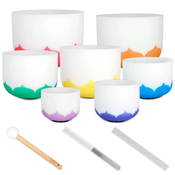 Set kristalofonov Crystal Frosted 432 Hz Sela