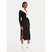 Lacoste Pletena obleka EF4175 Črna Slim Fit