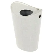 Autronic Koš za perilo tkanina-papir, z zadrgo, kremne barve (DT3024 CRM)
