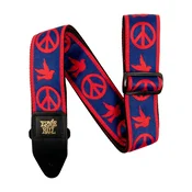 ERNIE BALL 4698 PEACE LOVE. DOVE RED/BLUE pas za kitaro