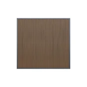 WPC stena Antares 2.65m, Antracit, Videz lesa (teak)