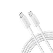 ANKER 322 TypeC na TypeC kabl pleteni 1.8m/ bela