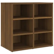 Vidaxl Omarica za čevlje Rjav hrast 52,5x30x50 cm