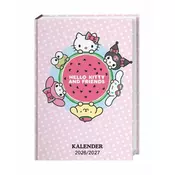 Hello Kitty 17-Monats-Kalenderbuch A5 2027 - 17 Monate. Von August 2026 bis Dezember 2027