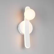 Trio Lighting LED stenska svetilka Napoli, bela mat, višina 34 cm, kovina, CCT - Dnevna soba/jedilnica - Sodobni - bel mat