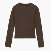 Cropp - Majica z dolgimi rokavi - rjava