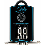 Kabel za gitaru Ibanez - HF05P, 6.3mm, 0.15 m, crni/srebrnast