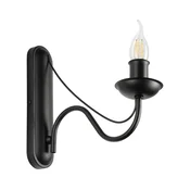 Zidna lampa ANTON 1xE14/60W/230V crna