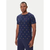 Polo Ralph Lauren Majica 710P00081001 Mornarsko modra Custom Slim Fit