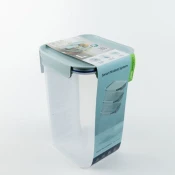 Lock n Lock Posuda za hranu Modular Plus 4l, Kvadratna, Svetloplava