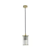 Argon 8755 - Zunanji lestenec na vrvici NORFOLK 1xE27/15W/230V IP44 zlata