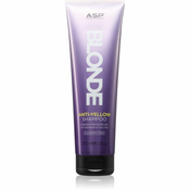 ASP System Blonde Anti-Yellow osvetljevalni šampon za blond in sive lase 275 ml