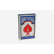 Bicycle Rider Back Bridge Blue