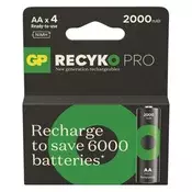 Polnilna baterija GP ReCyko Pro Professional HR6 (AA) 4kos 4/1