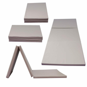 ABC CONNECT Gimnastična vzmetnica 195x85 bela