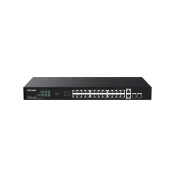 Tenda TEG1128P-24-410W PoE+ gigabitno stikalo 24x 1Gb/s PoE+ 802.3af/at + 2x SFP + 2x RJ45, 370W, Rack 75011995