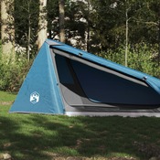 vidaXL Tunelski šator za kampiranje za 1 osobe plavi vodootporni