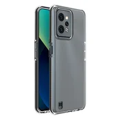 HURTEL Silikonski ovitek za Realme C31 Spring Case s črnim okvirjem