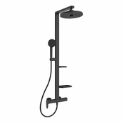 Mat crni metalni set za tuš kabinu 111 cm ALU+ – Ideal Standard