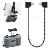 shumee NAJLONSKI OTG PRENOSNI KABEL ZA DJI MAVIC AIR 2 MINI 2 3 4 PRO DRON - DJI RC-N1/N2 - USB TIP C 30 CM