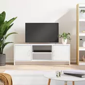 TV ormaric bijeli 102x30x37,5 cm od konstruiranog drva