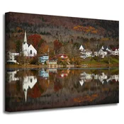 shumee Slika na platnu Arhitektura Mesto 40x30 cm Vas Jesen