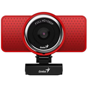 Genius eCam 8000 webkamera, rdeča