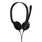 Epos Binaural slušalka EPOS HANDSET PC5 CHAT, mikrofon z zmanjšanjem hrupa, primerna za pisarne in klice, črna barva.