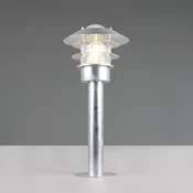Trio Lighting Stojalo za svetilko Ruvuuma, barva cink, višina 50 cm, kovina, IP44 - cink, prozoren
