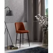 Hanah Home Set 2 barske stolice Bronzano-Crni
