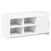 Ormar za cipele Bijela 100 x 39,5 x 51 cm Konstruirano drvo